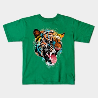 GreenTiger t-shirt__تي شيرت النمر الاخضر Kids T-Shirt